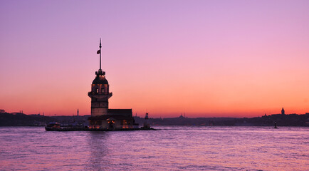 Maiden's Tower in istanbul, Turkey