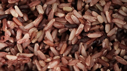 brown rice background