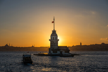Maidens Tower in istanbul, Turkey