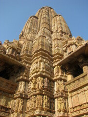 Fototapeta na wymiar Khajuraho Group of Monuments