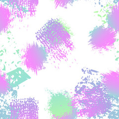 Stains Seamless Pattern. Fashion Concept. 