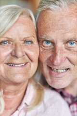 Portrait of a happy senior couple