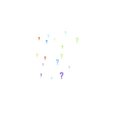 Question marks Quiz doubt survey faq public poll.