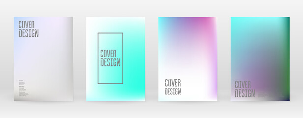 Pastel Soft. Vibrant Blue, Teal, Neon Concept.