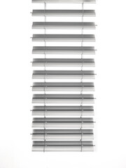 Texture di una tapparella in alluminio