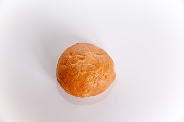Heap of buns with sesame isolated on the white background