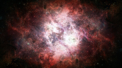 Space many light years far away. Elements of this image furnished by NASA