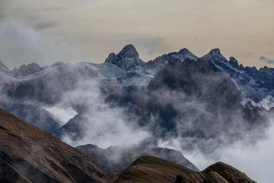 Das Nebelhorn im Allg&auml;u im Herbst