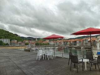 Lekitio Harbour in Basque Country, Spain