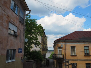 The ancient Russian city of Vyborg. An ancient city by the sea.