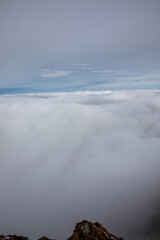 Das Nebelhorn im Allgäu im Herbst