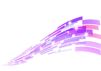 紫色の幾何学模様の抽象波形背景イメージ