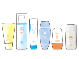 様々なUVケア商品