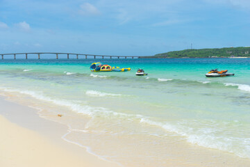 Fototapeta premium 沖縄・宮古島の前浜ビーチ