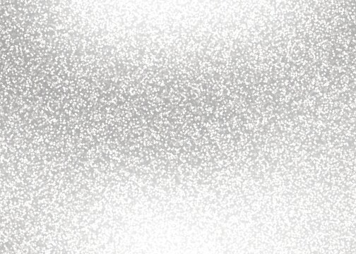 Silver shimmer texture. Glitter white grey abstract background.