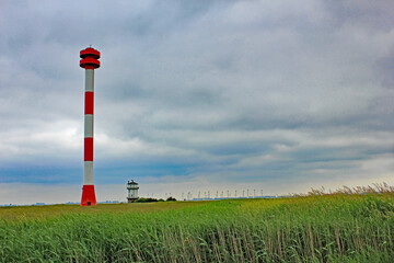 Balje an der Niederelbe: Leitfeuert u. Alter Leuchtturm (1903, Niedersachsen)