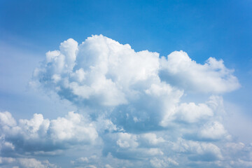 Fototapeta na wymiar White cloud in the sky