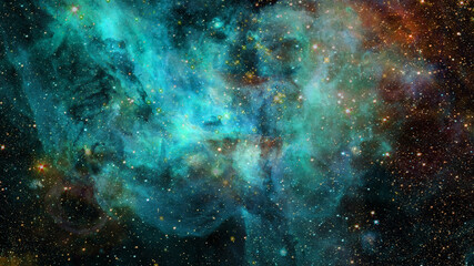 Fototapeta na wymiar Space scene with stars and galaxies. Elements of this image furnished by NASA