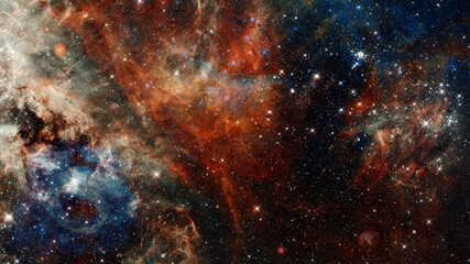 Fototapeta na wymiar Starfield on night sky. Elements of this image furnished by NASA