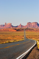  Monument Valley in the red desert