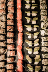 sushi food fish japan roll rice salmon asian lunch