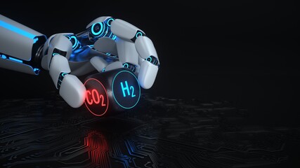 Robot Hand CO2 H2