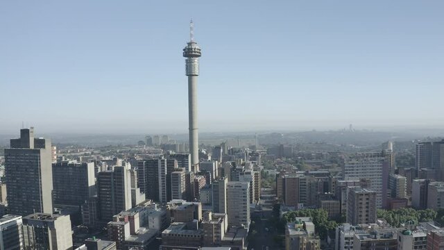 Telkom Tower Drone Shot 4k