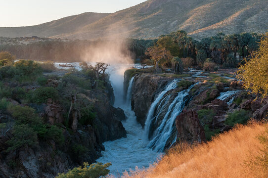 Part of the Epupa waterfalls in the Kunene River