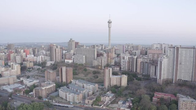 Telkom Tower Drone Shot 4k