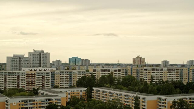 Urban buildings, Marzahn, Berlin, Germany