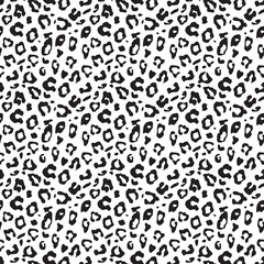 Abstract leopard skin background. Jaguar, leopard, cheetah, panther. Black and white camouflage background.EPS 10