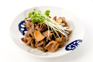 砂肝の炒め物