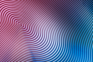 hypnotic abstract background in blue and pink