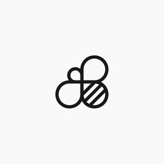 Obraz premium bee logo / bee icon