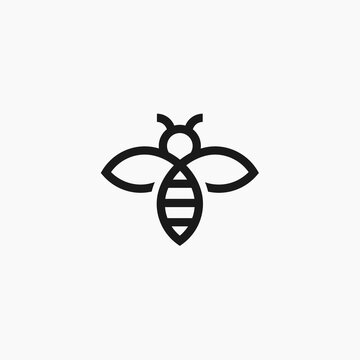 bee logo / bee icon