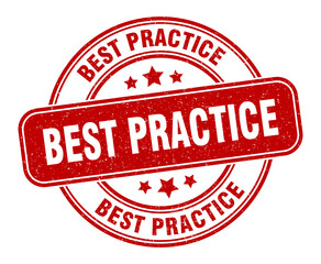 best practice stamp. best practice label. round grunge sign