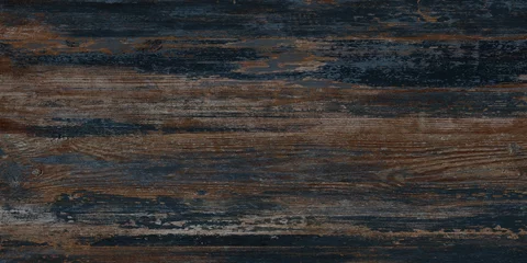 Foto op Aluminium natural wood texture, old wooden background. dark wood background. blue wood texture.abstract grunge background  © Obsessively