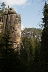 Rock city, Aderspach Rocks in Czech Rep.