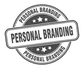 personal branding stamp. personal branding round grunge sign. label