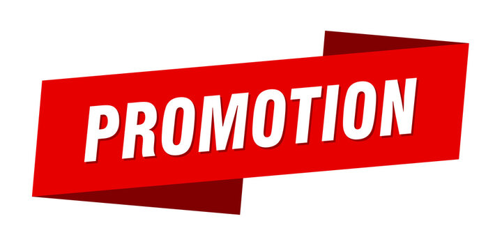 Promotion Banner Template. Promotion Ribbon Label Sign