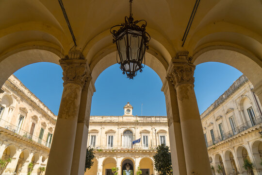 Lecche town italy puglia