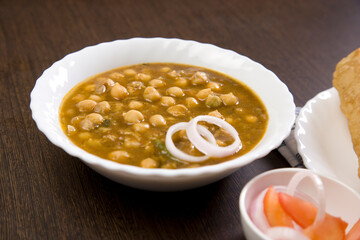 Channa Masala or Kabuli Chana or spicy Chole, Indian Food