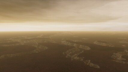 Obraz premium Universe filled with stars. Cosmic landscape, beautiful science fiction wallpaper with endless deep space. 3D render