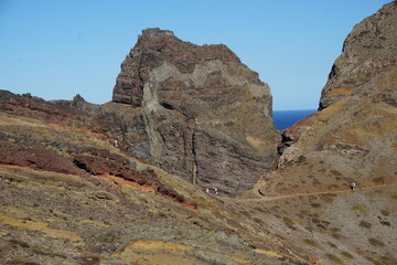 Ponta de São Lourenço, trekking on Madeira island, vereda de sao laurenco. October 2019