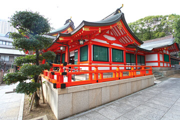 The Ikuta Shrine in Kobe, Kansai, Japan.