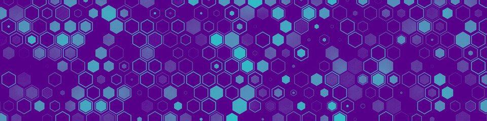 Science and technology concept illustration. Abstract tech backdrop consisting of hexagonal elements and dots. Digital futuristic illustration template for design.