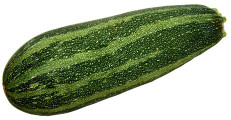 Courgette sur fond blanc