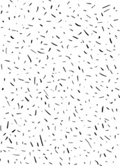 Black & white abstract texture, short lines, line art, hand drawn