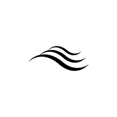 Wave icon vector