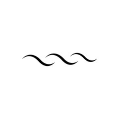 Wave icon vector